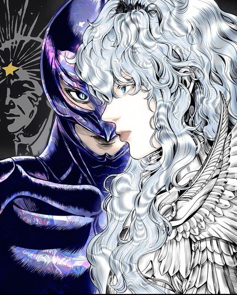 Berserk Seinen Griffith Beautiful, Berserk Griffith, Griffith Berserk, Gangsta Anime, Akira Anime, Anime Suggestions, Vibes Art, Dark Anime Guys, Fire Art