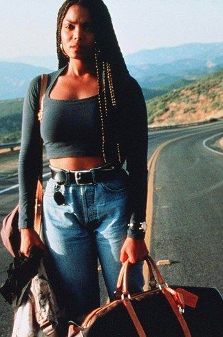 Janet Jackson in Poetic Justice | 23 Perfect Halloween Costume Ideas For People With Natural Hair Janet Jackson Poetic Justice, Janet Jackson 90s, Black 90s Fashion, Style Année 80, Jo Jackson, 90s Halloween Costumes, Hair Clips 90s, Miss Jackson, Ms Jackson