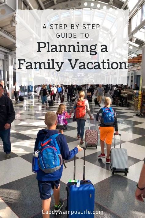 Planning a family vacation can be a stressful process. Read on for an easy and simple step by step guide for planning your next family trip! Family Vacation Ideas Kids, Vacation Savings Plan, Vacation Prep, Family Vacation Planning, Vacation Savings, Family Disney Trip, Family Trips, Vacation Planner, Savings Plan