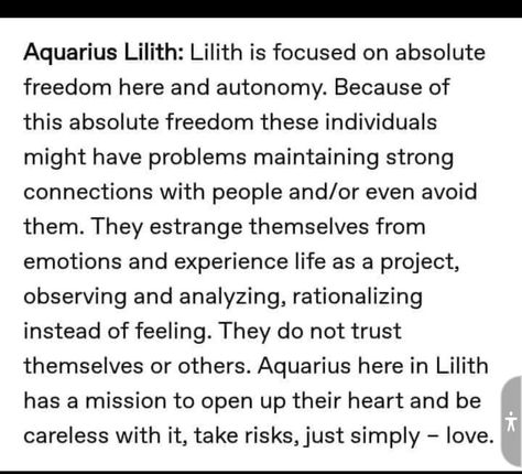 Lilith Aquarius, Lilith In Aquarius, Aquarius Truths, Birth Chart Astrology, Astrology Numerology, Don't Trust, Shadow Work, Birth Chart, Take Risks