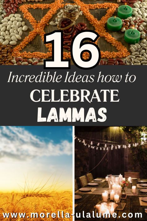 In our blog post we share 16 ideas how to celebrate Lammas and Lughnasadh - the first harvest festival of the wheel of the year. There are many pagan and wiccan traditions for this festive day like baking bread, building an altar, foraging, making food. We look at correspondences of crystals and herbs to get get the most out of this magical time of the year. We also share about the history and how to set-up your own Lammas party or how to do rituals on your own. Lammas Lughnasadh Rituals, How To Celebrate Lammas, Lammas Lughnasadh Food, Lammas Lughnasadh Altar, Lammas Activities, Lughnasadh Correspondences, Seasonal Witchcraft, Wicca Sabbats, Lammas Ritual