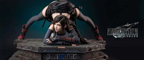 Final Fantasy Tifa Lockhart Resin Statue Does The Jack-O Pose & Thirsty Fans Go Wild | Geek Culture Jack O Pose, Tifa Ff7, Battle Suit, Tifa Lockhart, Resin Statue, Japanese Manga Series, Geek Culture, Final Fantasy Vii, Bleach Anime