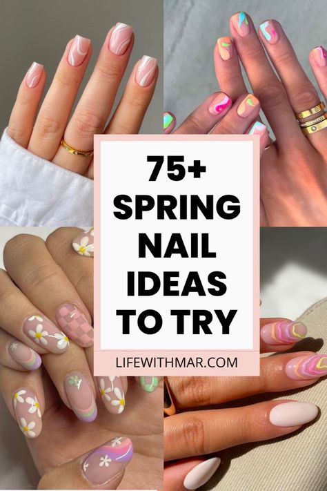 Sharing tons of new nail ideas for spring to give you some nail inspiration! Spring Nails | Floral Nails | Dipping Powder | Shellac | Abstract Nail Art | Nail Designs | Nail Art | Floral Nail Art | Nail Designs Spring | Nail Designs for Short Nails Dip Powder Nail Art Summer, Dip Powder Nail Inspiration, Dip Powder Nails With Designs Spring, Short Sns Nails Summer, Spring Nails Powder Dip, Cute Dip Powder Nails Spring, Short Shellac Nail Ideas, Dip Powder Nails Ideas Summer, Abstract Spring Nails