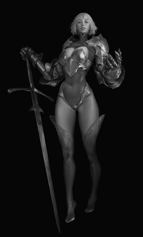 ArtStation - 3010_wip, Tim Liu Female Armor, Anatomy Poses, Concept Art Character, Character Poses, Digital Painting Tutorials, 영감을 주는 캐릭터, Female Character Design, Character Design References, Fantasy Character Design