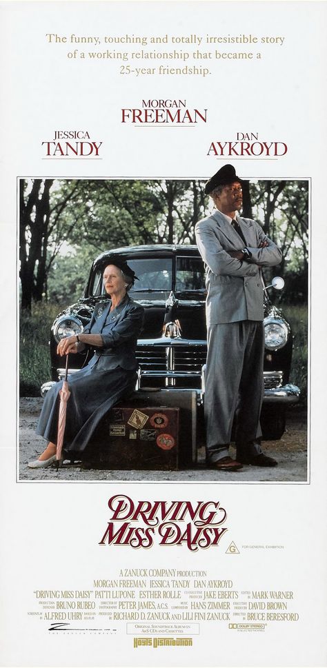 Driving Miss Daisy Jessica Tandy, Driving Miss Daisy, Morgan Freeman, Worst Movies, Chick Flicks, Cinema Movies, Al Pacino, Good Movies To Watch, Music Film