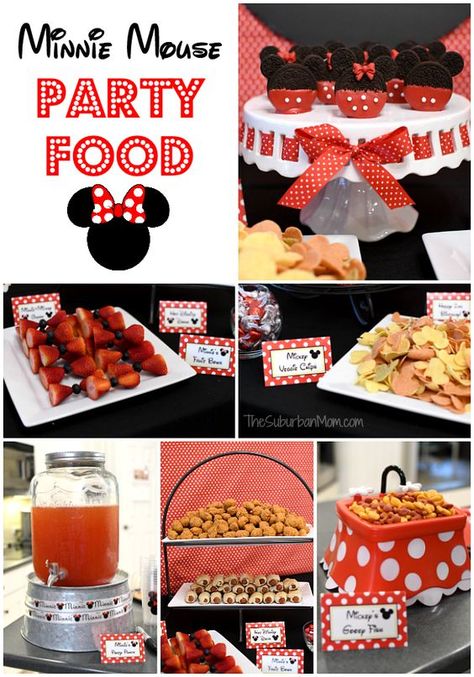 Minnie Mouse Party Drinks, Oh Twodles Birthday Party Decorations, Minnie Birthday Favors, Mickey Mouse Birthday Party Snacks, Minnie Birthday Food, Oh Twodles Birthday Favors, 2 Year Minnie Mouse Birthday, Minnie Food Ideas, Minnie Mouse 1st Birthday Food Ideas