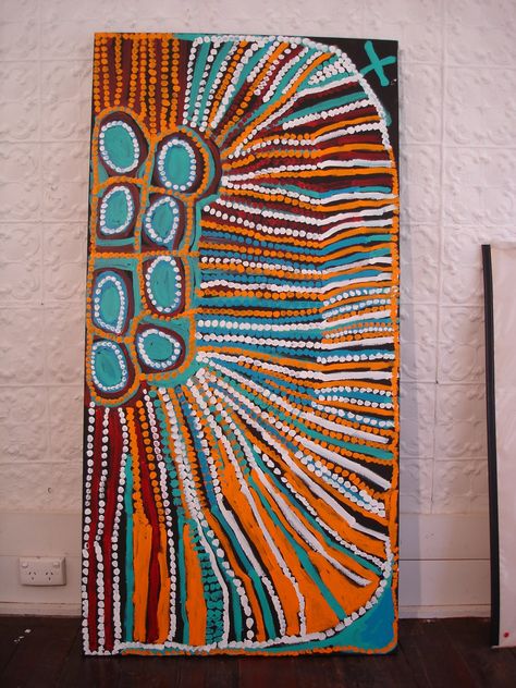 Oz05Art_ 220 | Aboriginal painting Broome, Australia. Artist… | arthurob | Flickr Broome Australia, Aboriginal Dot Painting, Indigenous Australian Art, Frida Art, Aboriginal Painting, Australian Aboriginal Art, Aboriginal Artwork, Aboriginal Artists, Tableau Art