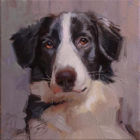 Alex Movchun Gallery of Original Fine Art White Dog Portrait, Jennifer Gennari, Canine Art, Black And White Dog, Animal Portraits, Dog Painting, White Dog, Arte Animal, White Dogs