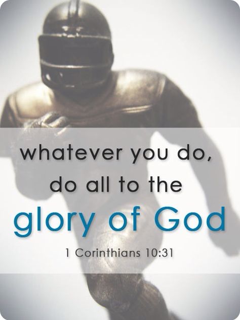 Do It All For Him Wrestling Quotes, Christian Athletes, For The Glory Of God, Athlete Quotes, Sport Videos, Quotes Family, The Glory Of God, Glory Of God, Football Quotes