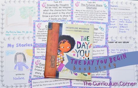 The Day You Begin by Jacqueline Woodson is a beautiful new story encouraging children to appreciate their differences and connect with others even when they feel alone. The Day You Begin Book Activities Free, The Day You Begin, The Day You Begin Book Activities, Sel Books, Games Team Building, Inclusive Classroom, Jacqueline Woodson, Computer Lessons, Reading Task Cards