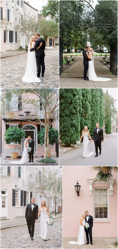 Downtown Charleston Elopement, Downtown Charleston Wedding, Charleston Sc Elopement, Charleston Wedding Photos, Newlywed Photos, Charleston Elopement, Husband And Wife Photography, Dusty Pink Bridesmaid Dresses, Downtown Charleston Sc