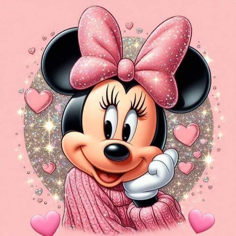 Minnie Mouse Drawing, Minnie Y Mickey Mouse, Minnie Mouse Images, Minnie Mouse Pictures, Mickey Mouse Art, Disney Figurines, Mickey Mouse Wallpaper, Minnie Mouse Pink, Cartoon Character Pictures