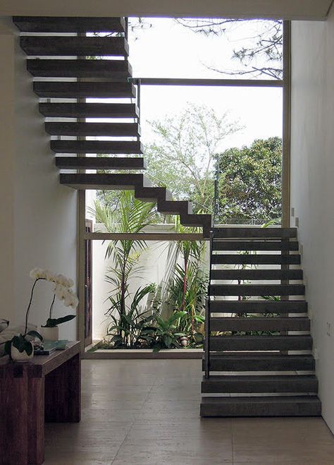 Modern Staircase Design, Staircase Design Ideas, Types Of Stairs, Staircase Design Modern, Stairs Design Interior, Escalier Design, Stairway Design, Stairs Design Modern, Floating Stairs