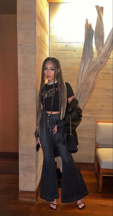 Bratz Aesthetic Outfit, Jodie Woods, Hairstyle Braid, 90s Inspired Outfits, Braid Hairstyle, Box Braids Styling, Girls Hairstyles Braids, Box Braids Hairstyles, African Hairstyles