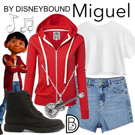 Pixar Disneybound, Disneybound Outfits Summer, Shorts Boots, Hoodie Shorts, Disney Best Friends, Disney Themed Outfits, Disney Bounds, Everyday Cosplay, Disney Rides