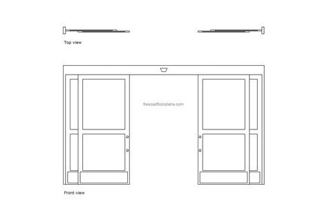 Automatic sliding door min scaled Pool Houses Plans, House Plans Design, Floor Plans House, Automatic Sliding Doors, One Storey House, Sliding Door Design, 2 Bedroom House Plans, Courtyard House Plans, 4 Bedroom House Plans