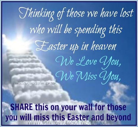 Happy Easter in Heaven, love and miss you. Description from pinterest.com. I searched for this on bing.com/images Easter In Heaven, Missing You In Heaven, Happy Easter Pictures, Heaven Poems, Happy Easter Quotes, Miss My Dad, Missing My Son, Loved One In Heaven, Dad In Heaven