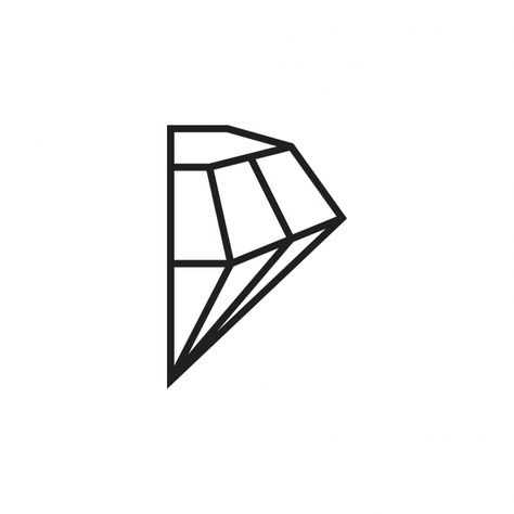 Graphic Design Icons Symbols, Diamond Illustration Design, Diamond Logo Design Ideas, Diamond Branding, Diamond Graphic Design, Gem Illustration, Luxury Symbol, Crystal Icon, Gemstone Logo