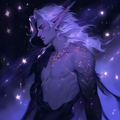 Astral Elf, Dnd Elf, Drow Male, Elf Characters, Elf Art, Night Elf, Dungeons And Dragons Characters, Dark Elf, Character Design Male