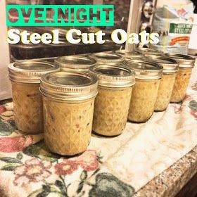 Bake Oats, Oats Strawberry, Colored Kitchen Cabinets, Overnight Steel Cut Oats, Oatmeal Overnight, Steel Oats, Steel Cut Oats Overnight, Oats Yogurt, Cold Oats