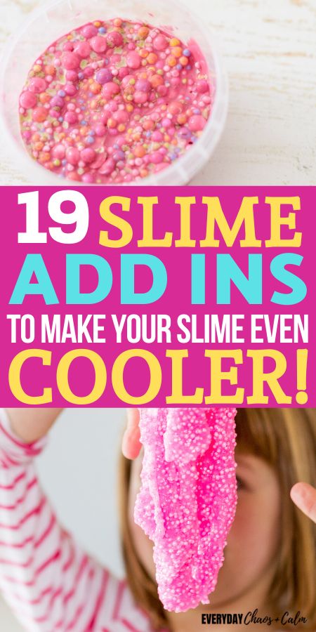 What makes homemade slime even better? Adding to it! Here's a list of 19 add-ins to put in your slime to make it even cooler! Slime Add Ins, Easy Diy Slime, Slime Making Party, Sensory Slime, Slime Theme, Recipes Step By Step, Cool Slime Recipes, Homemade Slime Recipe, Types Of Slime