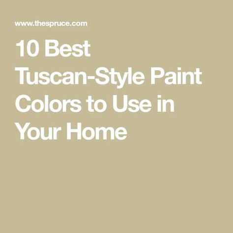 Tuscany Paint Colors, Tuscan Wall Colors, Tuscan Kitchen Colors, Tuscan Paint Colors, Tuscan Color Palette, Tuscan Style Decor, Rustic Paint Colors, Coordinating Paint Colors, Tuscan Tile