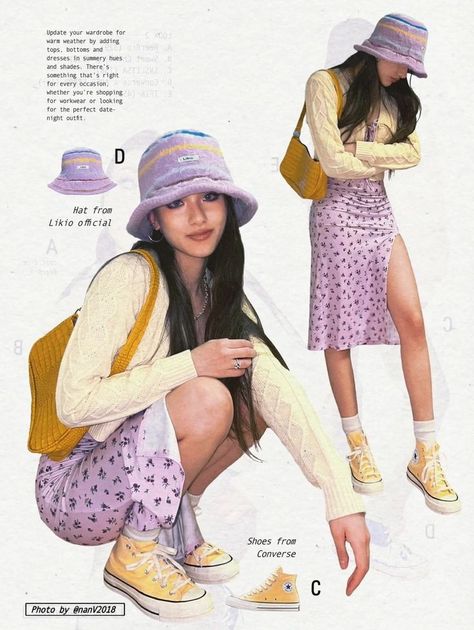 Korean Aestethic, Outfit Ideas Asian, Composition Reference, Thursday Outfit, 2000s Japanese Fashion, 90s Inspired Outfits, Girls Magazine, 2000s Outfits, Trendy Dress Outfits