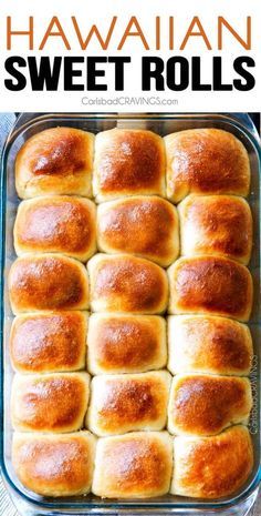 Sweet Roll Recipe, Hawaiian Sweet Rolls, Carlsbad Cravings, Biscuit Bread, Biscuit Rolls, Hawaiian Rolls, Yeast Breads, Bread Machine Recipes, Roll Recipe