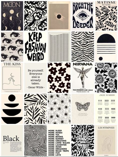 Stickers For Walls Decoration, Aesthetic Room Stickers, Black Aesthetic Poster Prints, Aesthetic Black Poster, Aesthetic Diy Posters, Aesthetic Wallpaper Room Decor, Collage Stickers Aesthetic, Black Collage Aesthetic, Black Aesthetic Poster