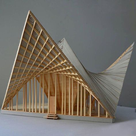 Bamboo Model Architecture, Garden Pavilion Architecture, Paper Architecture Model, Tectonic Architecture, Architecture Model Trees, Conceptual Model Architecture, Concept Models Architecture, Pavilion Architecture, Bamboo Architecture