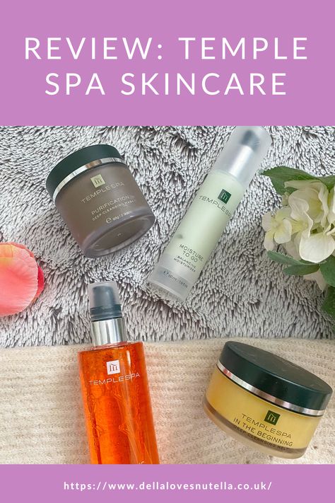 If you're looking to purchase some new skincare products with a more luxurious feel, here is my full review of the Temple Spa skincare range. Spa Skincare, Temple Spa, Skin Care Spa, Skin Care Gifts, The Temple, Small Groups, Skincare Products, Shampoo Bottle, Temple