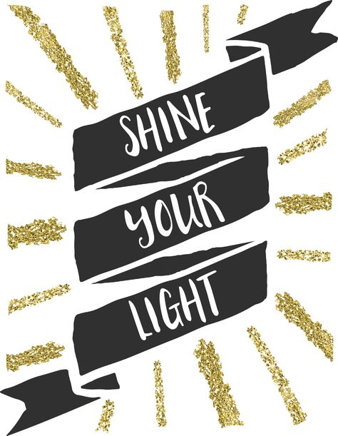 Shine Your Light Free Printable Art - In a world full of darkness, shine your light. Be the hope and love and peace that you wish there was in the world. Inspire change with your brilliance. Bible Calligraphy, School Wide Themes, Night To Shine, Vbs 2024, Light Quotes, Quote Artwork, Matthew 5, Light Ideas, Christian Tshirt