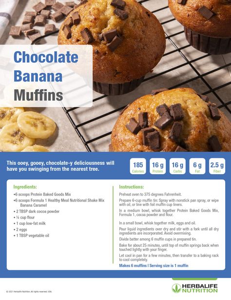 Herbalife Protein Recipes, Herbalife Breakfast Recipes, Herbalife Recipes Snacks Desserts, Herbal Life Recipes, Herbalife Muffin Recipes, Herbalife Baking Mix Recipes, Herbalife Food Recipes, Herbalife Recipes Snacks, Herbalife Protein Muffins