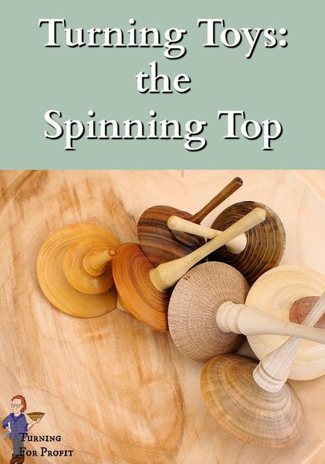 Learn how to turn a spinning top. It's a quick project that can be made from some of the smaller pieces of wood lying around the shop or from local wood. They're easy to turn, make great gifts and are a good product to build your inventory. Woodturning Projects, Wood Trivets, Spinning Tops, Turning Projects, Lathe Projects, Wood Turner, Wooden Games, Easy Wood, Wood Turning Projects