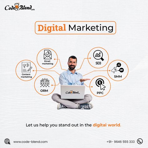 Let us help you build your brand and connect with your customers through effective digital solutions. We're here to help you reach your customers with all digital marketing services. 📌 Save and share this post in your stories! 👉DM us or give us a call at +91 9646555333 to discuss your requirements.