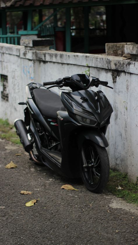 Vario hitam simple minimalis Honda Click 125 Modified, 125 Modified, Motor Modif, Click 125, Modif Motor, Motor Balap, Honda Click, Mobil Mustang, Honda Vario