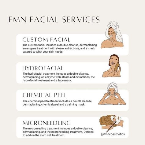 Forget Me Not Esthetics on Instagram: "Link in bio to learn more about the services FMN offers! 🤍 #esthetician #estheticianlife" Skin Salon, Esthetician Inspiration, Master Esthetician, Medical Esthetician, Esthetician School, Medical Aesthetician, Spa Specials, Types Of Facials, Esthetician Marketing