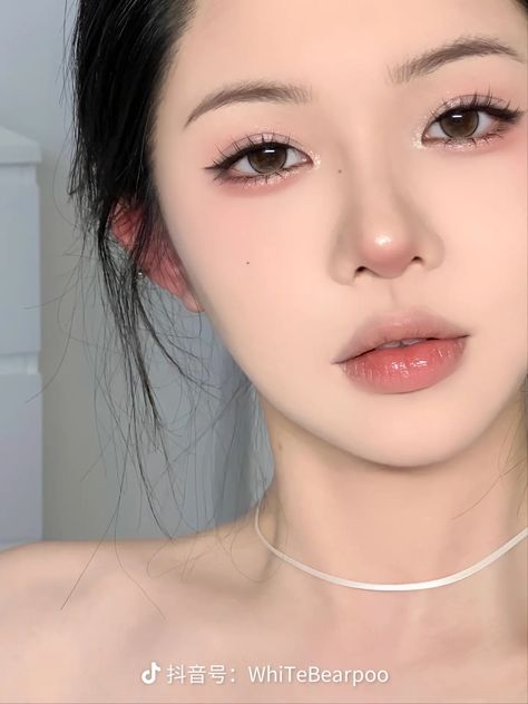 Doying Make, Dou Yin Makeup, Pony Makeup, Makeup Face Charts, Makeup Tutorial Eyeliner, Ulzzang Makeup, Eye Makeup Pictures, Ethereal Makeup, Asian Eye Makeup