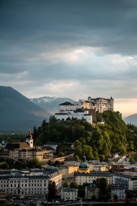 Salzburg Austria Aesthetic, Salzburg Photography, Panorama City, Scenic Pictures, Europe Aesthetic, Salzburg Austria, Living In Europe, Future Travel, Salzburg