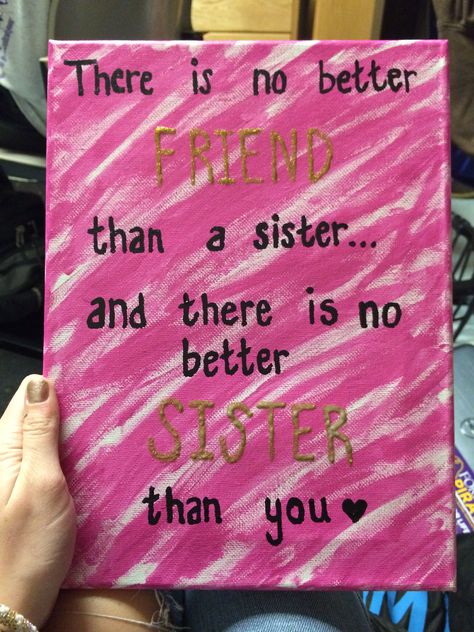 Birthday Gifts For Your Sister, Diy Birthday Gifts For Sister, Amazon Birthday Gifts, Sister Gifts Diy, Sister Quote, Unique Gifts For Sister, Sister Crafts, Creative Birthday Cards, Sister Birthday Card