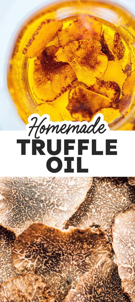 Enhance the flavor of your dish with your own homemade Truffle Oil. With three easy methods to choose from, you can enjoy this flavorful oil in tonight's meal! How To Make Truffle Oil, Diy Truffles, How To Make Truffles, Truffle Oil Recipes, Homemade Truffles, Healthy Budget, Beachbody Recipes, Diy Food Gifts, Savory Dinner