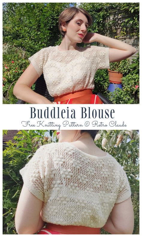 Lace Jumper Knitting Pattern, Vintage Crochet Blouse Pattern, Knitted Blouse Pattern, Lace Top Knitting Pattern, Vintage Crochet Sweater Pattern, Knitted Lace Top, Knit Blouse Pattern Free, Lace Sweater Knitting Pattern, Free Vintage Knitting Patterns