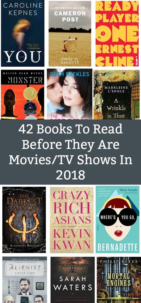 List of books that are becoming movies or tv shows in 2018! 42 books!!! Page Turner Books, List Of Books, The Darkest Minds, Parenting Books, Ya Books, Page Turner, Books For Teens, Me Time, Great Books