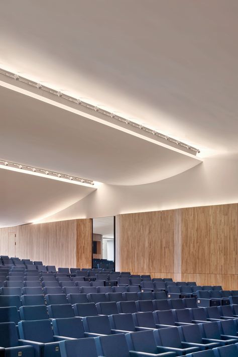 Gallery of Tailor - Made Office / Twobo arquitectura - 39 Ballroom Design, Acoustics Design, Theatre Hall, Soundproof Panels, Auditorium Design, Meeting Hall, 2022 Picture, Lectures Room, Interior Design Student