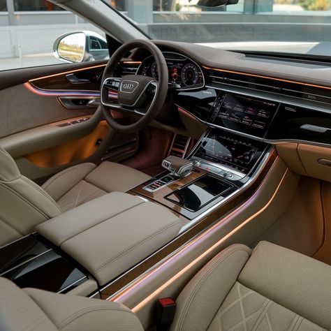 A8 Audi, Audi Interior, Car Interiors, Luxury Sedan, Audi A8, Performance Cars, Car Photography, Dream Car, Driving Experience