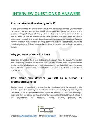 Call Center Questions And Answers, Call Center Interview Questions, Interview Answers, Job Website, Interview Questions And Answers, Work Culture, Breathing Techniques, Interview Tips, Skill Set