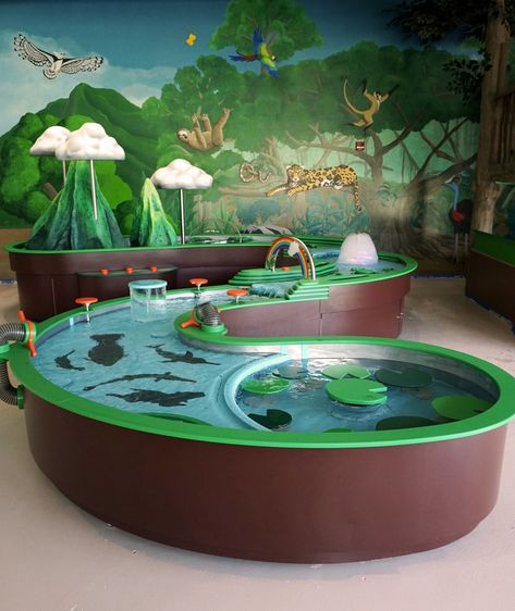 Water Exhibits — Boss Display Childrens Museum Ideas, Childrens Museum Exhibits, Indoor Playground Design, Indoor Playroom, Daycare Design, Kids Cafe, Kids Indoor Playground, Interactive Museum, Interactive Exhibition