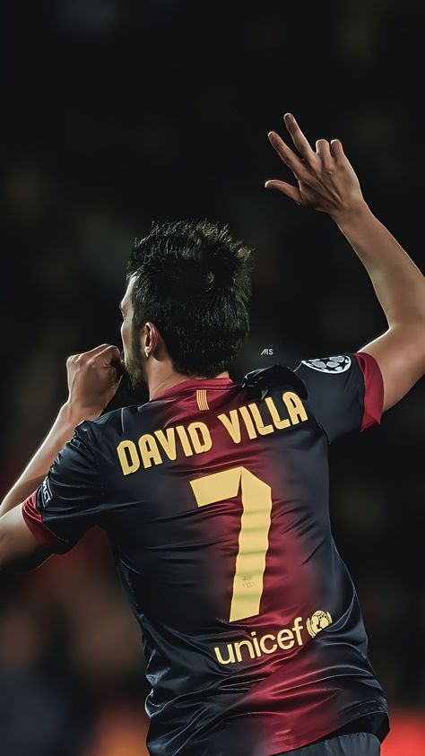 David Villa Barcelona, David Villa, Football Images, Barcelona Fc, Fc Barcelona, Football Players, Fifa, All Time, Barcelona