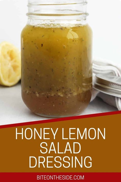 Honey Salad Dressing Recipe, Lemon Vinegarette, Lemon Salad Dressing, Honey Salad Dressing, Olive Oil Salad Dressing, Garlic Salad Dressing, Lemon Salad Dressings, Honey Mustard Salad Dressing, Mustard Salad Dressing