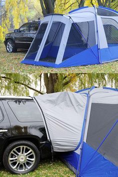 Hatchback Camping, Van Tent, Suv Camping Tent, Astuces Camping-car, Tents For Camping, Suv Tent, Car Tent Camping, Minivan Camping, Suv Camping